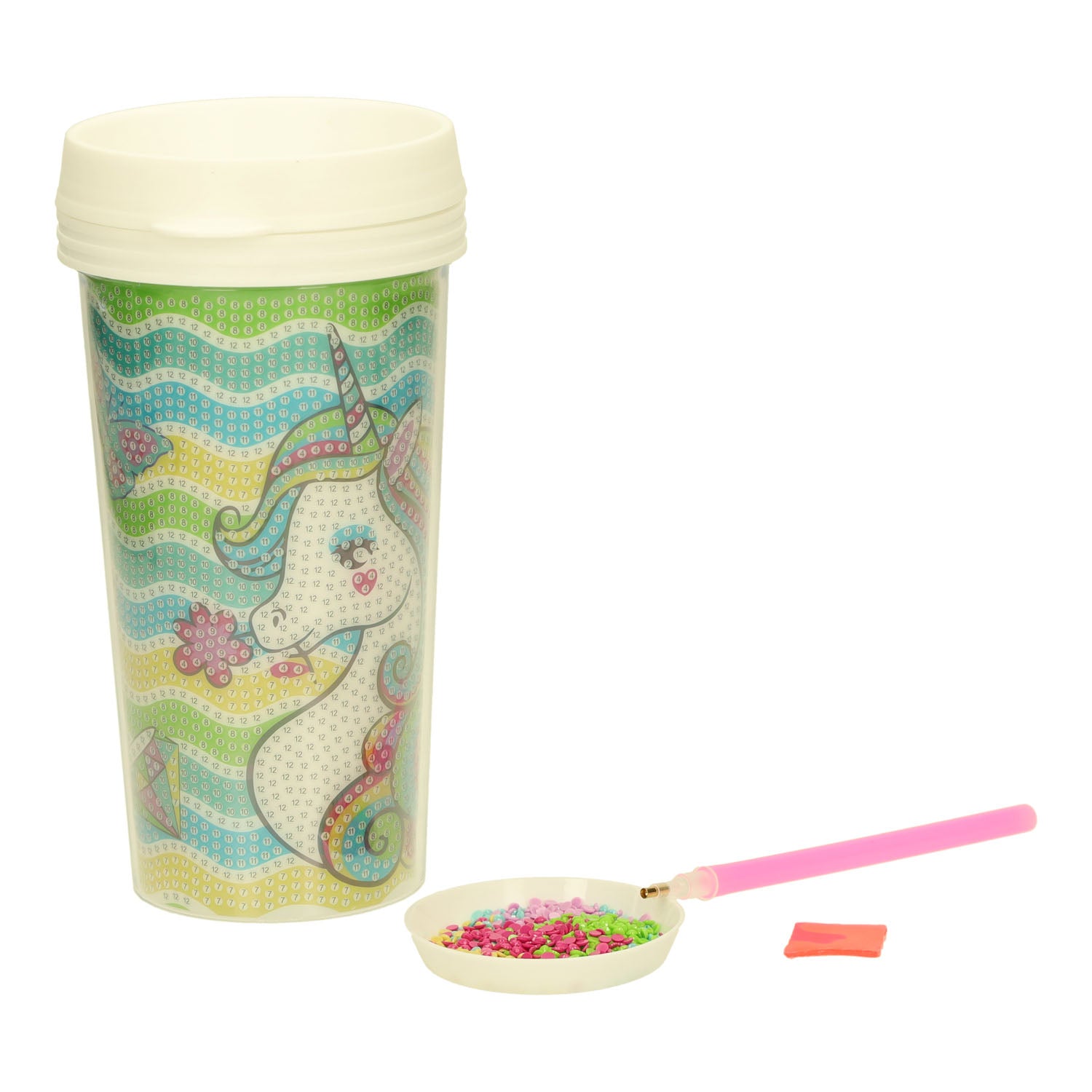 Maak je eigen drinkbeker diamantschilderij