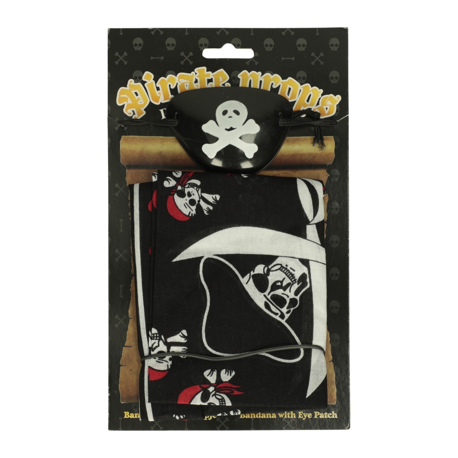 Piratenbandana met ooglapje