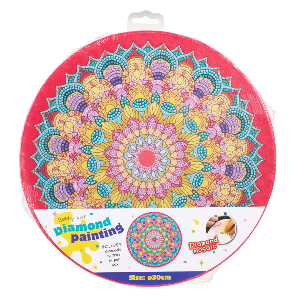 Diamant schilderij mandala, 30cm