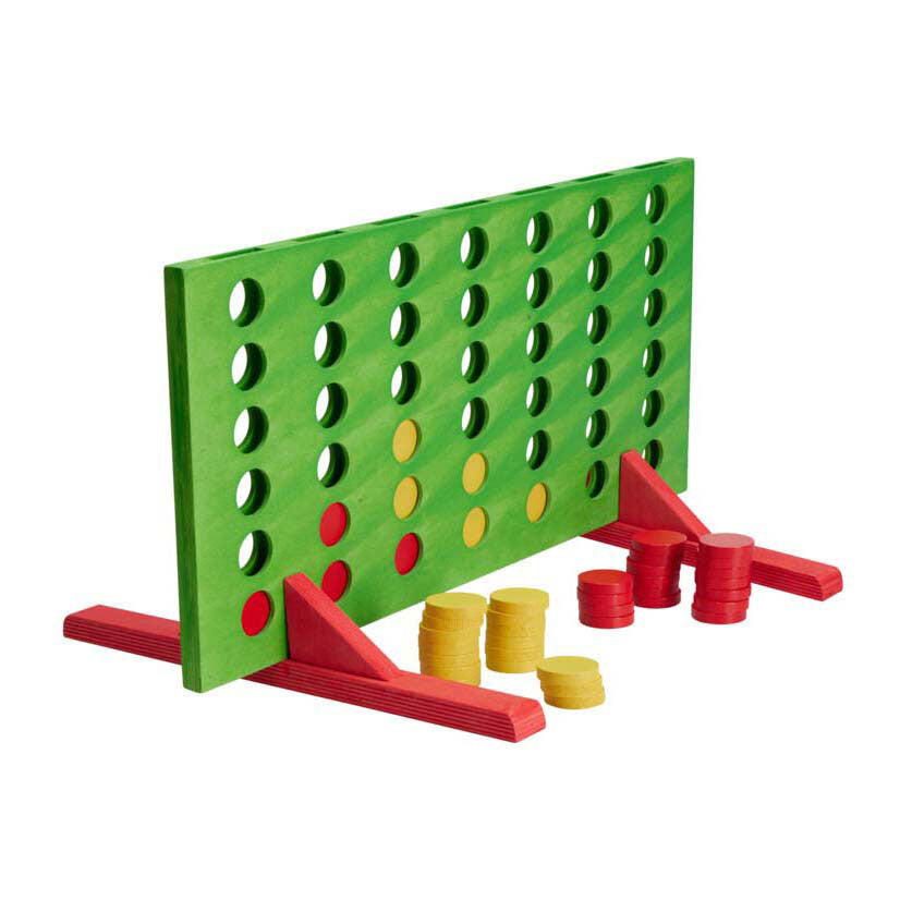 Houten 4 op een lijn spel