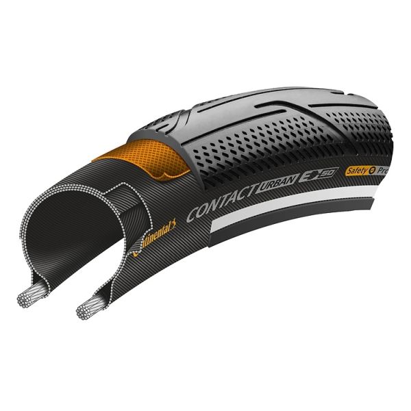 Continental CONTACT Stadsfietsband 700x37C Zwart