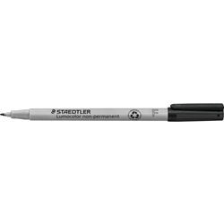 Pen staedtler lumocolor 316 fiber 0,6mm zwart waterbasis