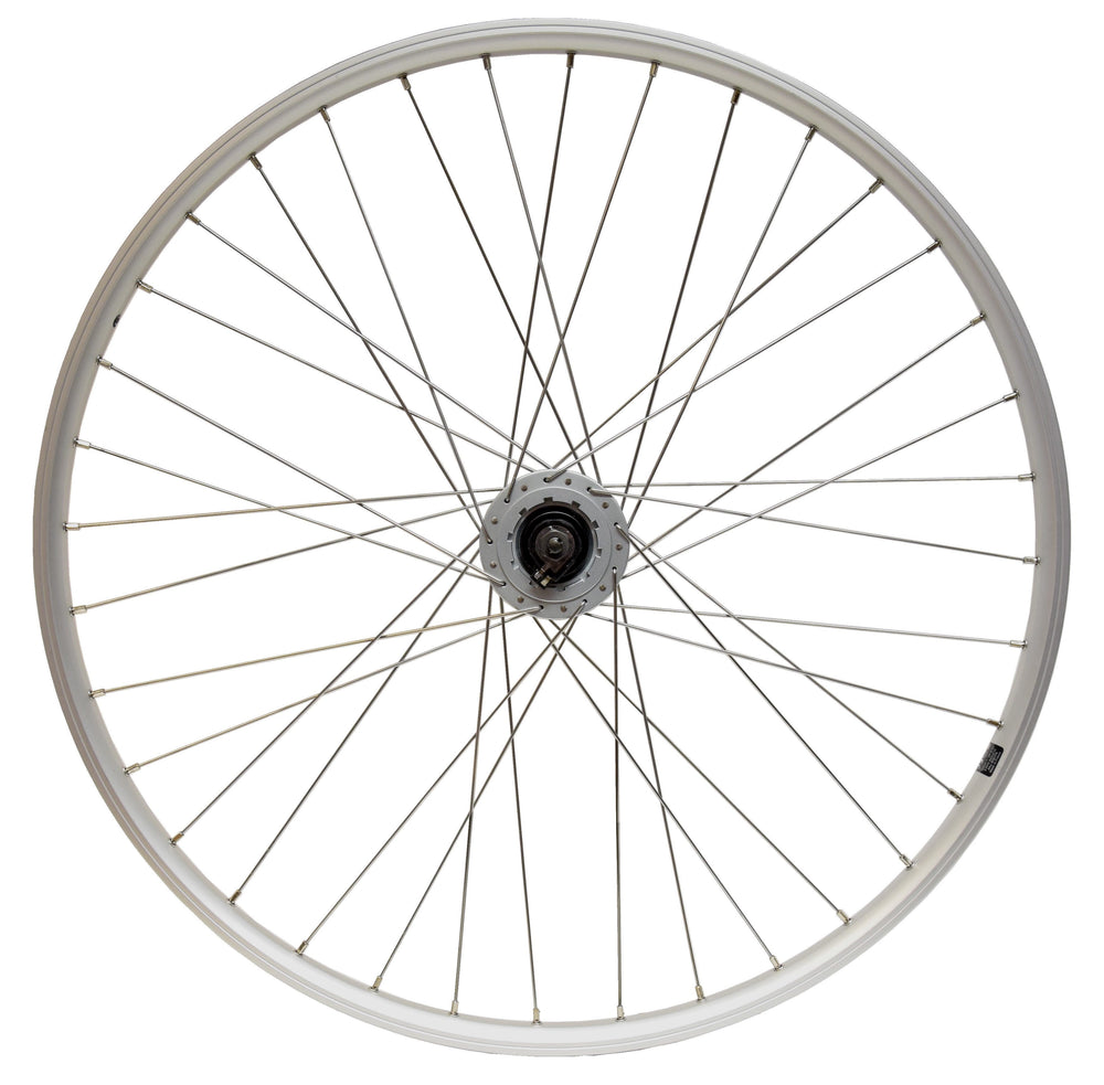 Shimano cordo voorwiel 28 21-622 nexus rollerbrake dynamo 2,4w zilver