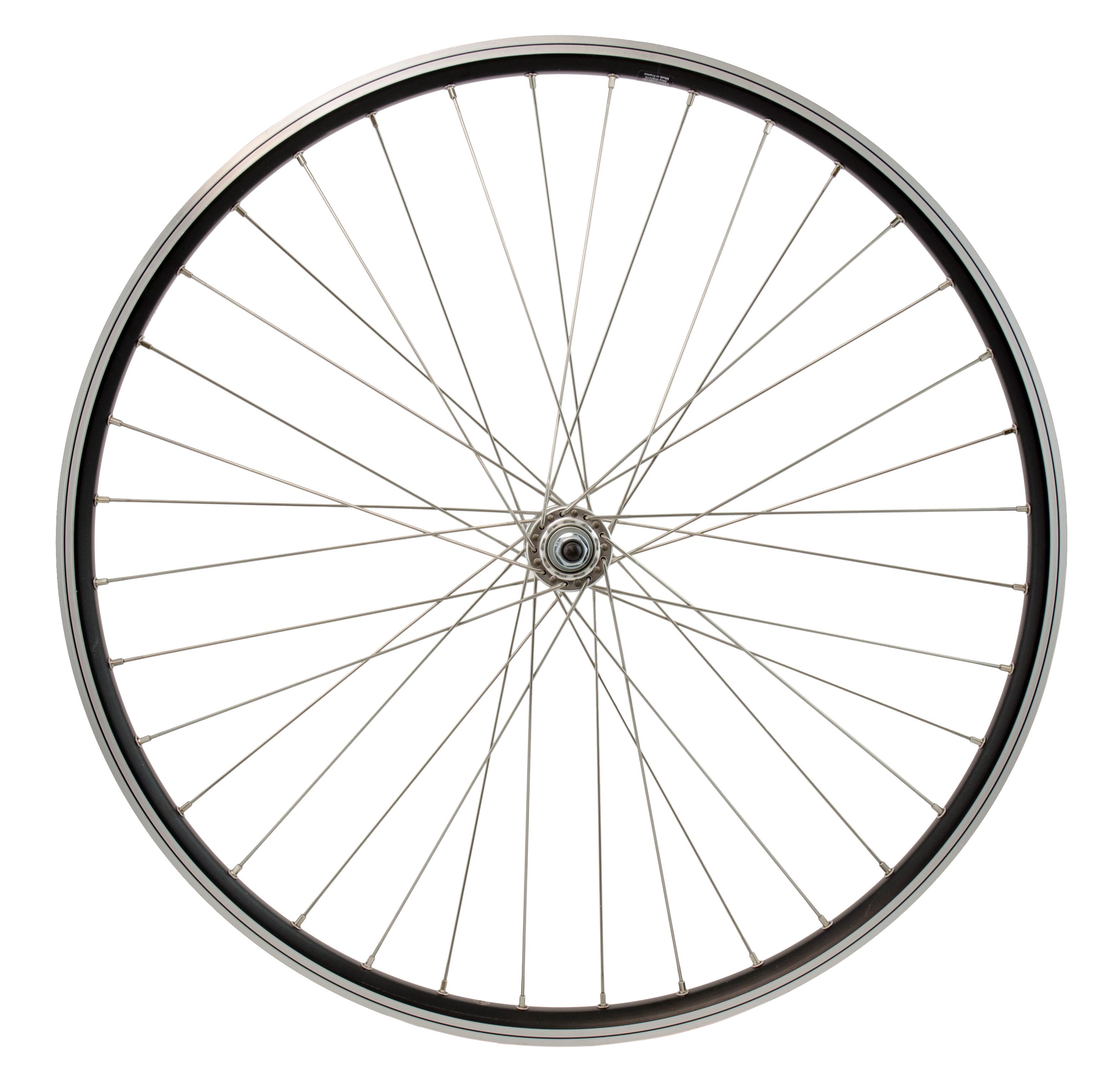 Cordo voorwiel 26 19-559 vaste as rvs spaken zwart
