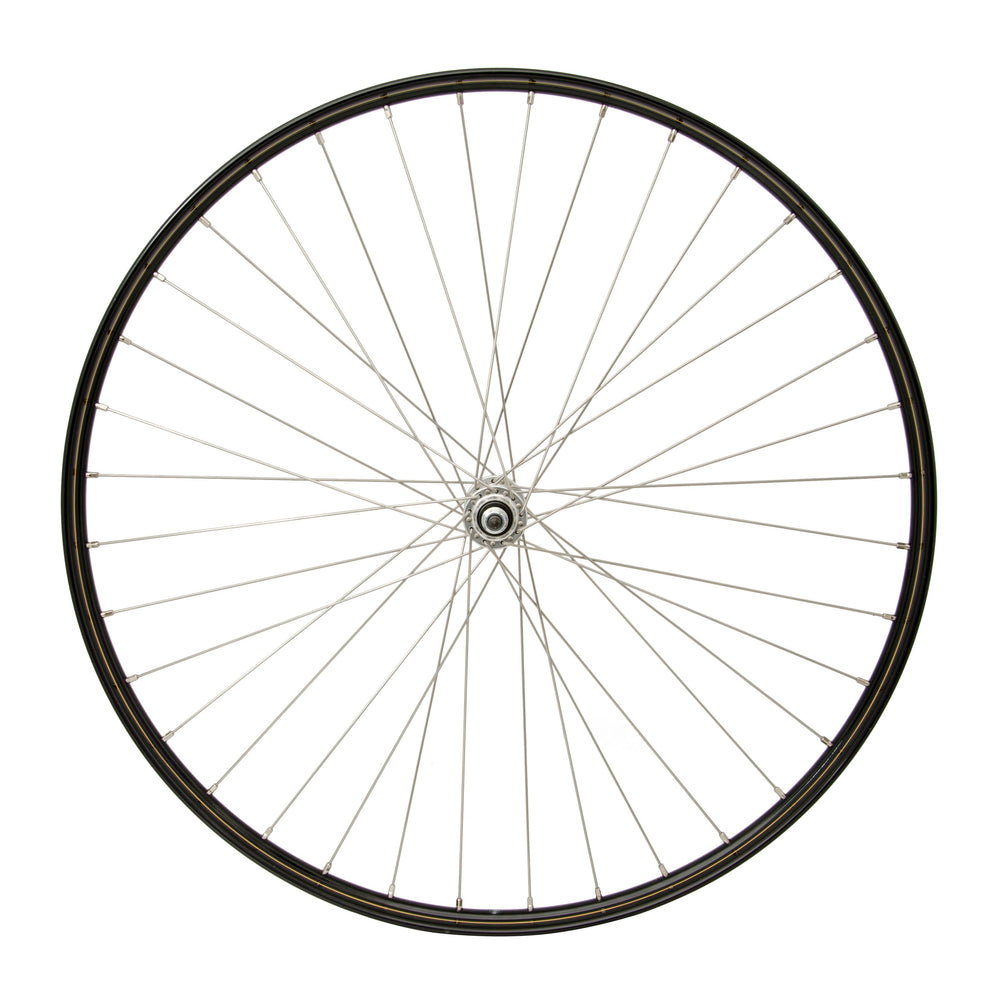 Cordo voorwiel 28 1 2 22-635 rvs spaak zwart