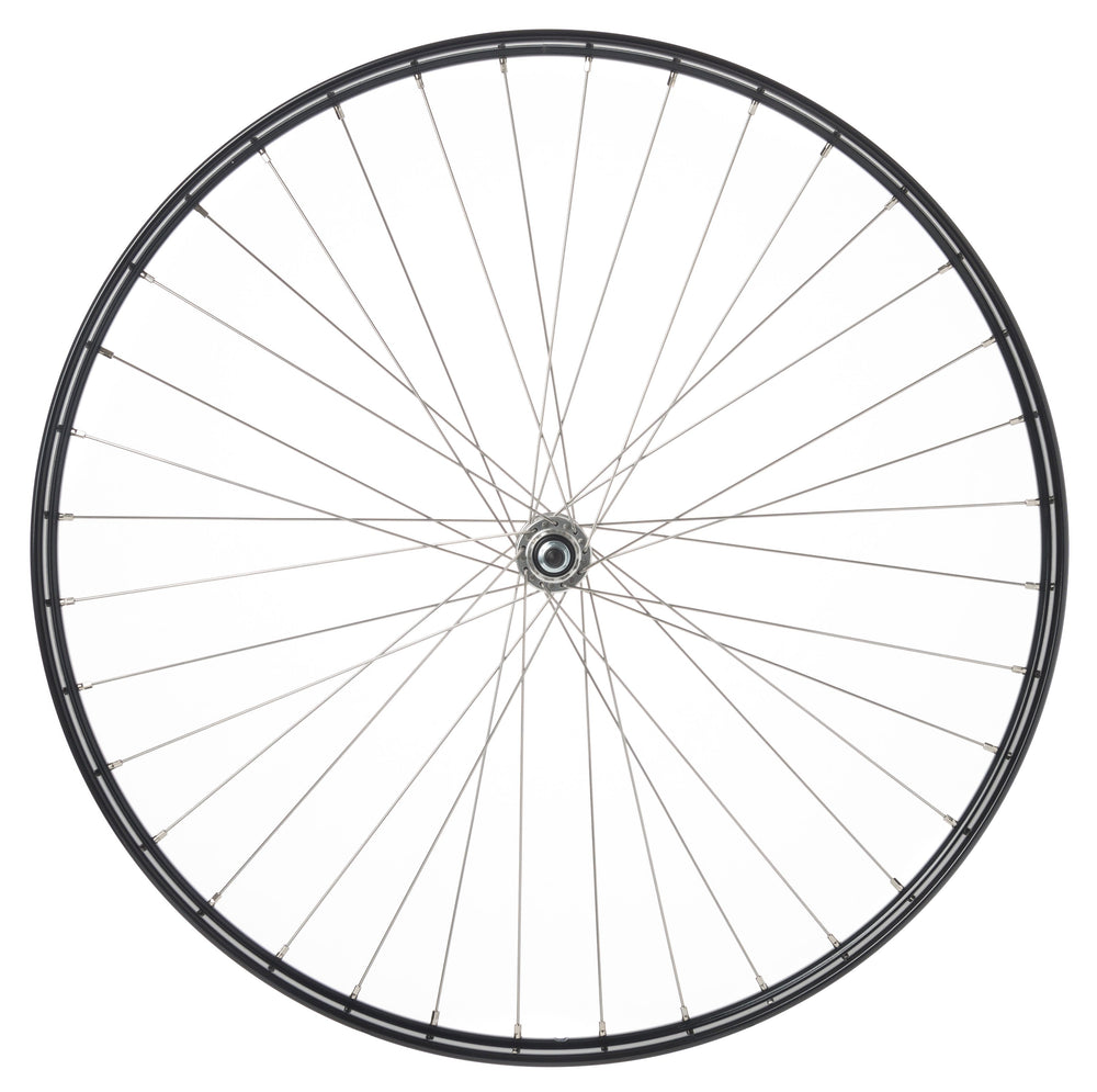 Cordo voorwiel 28 1 2 22-635 rvs spaak zwart zonder bies