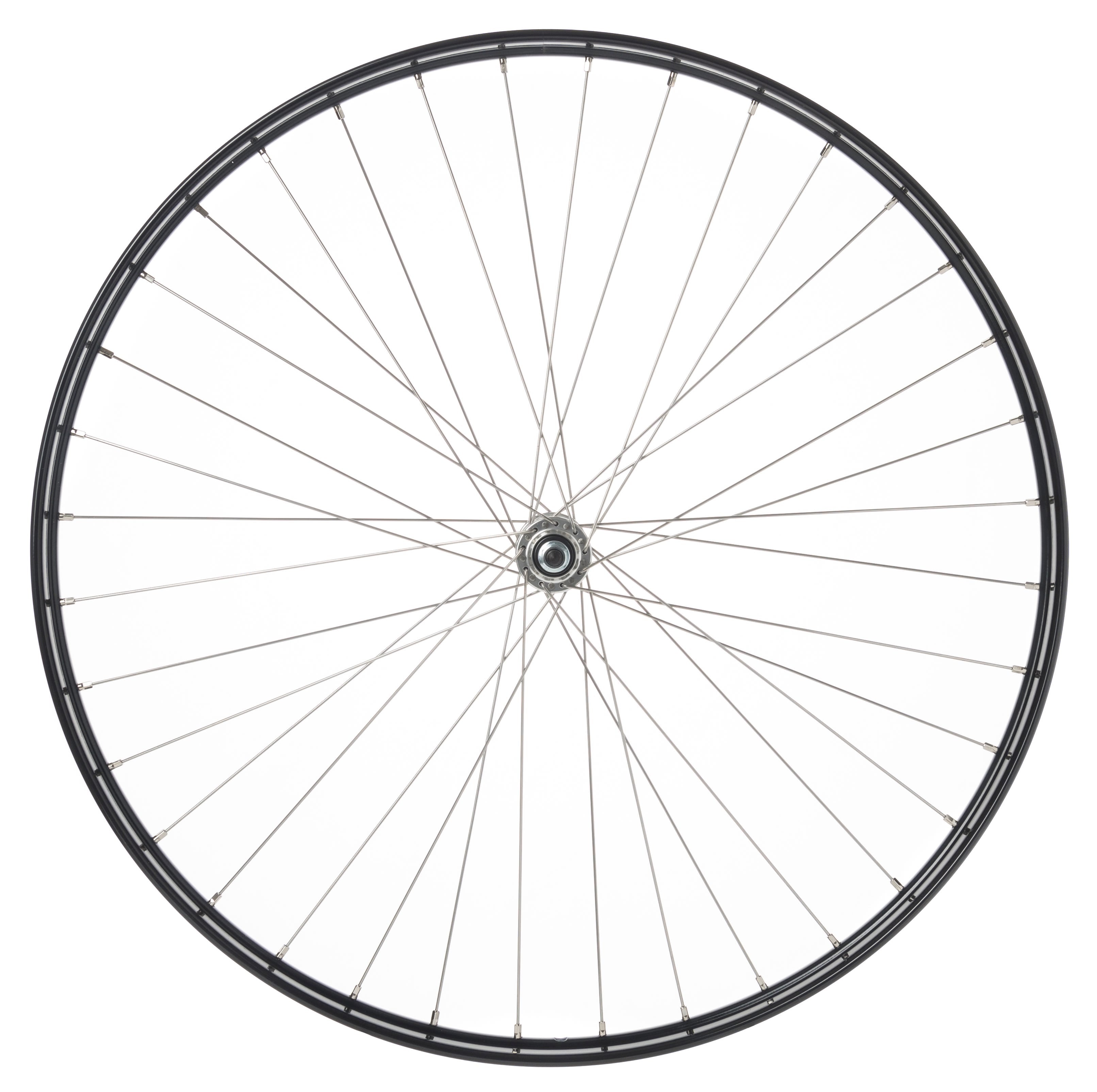 Cordo voorwiel 28 1 2 22-635 rvs spaak zwart zonder bies