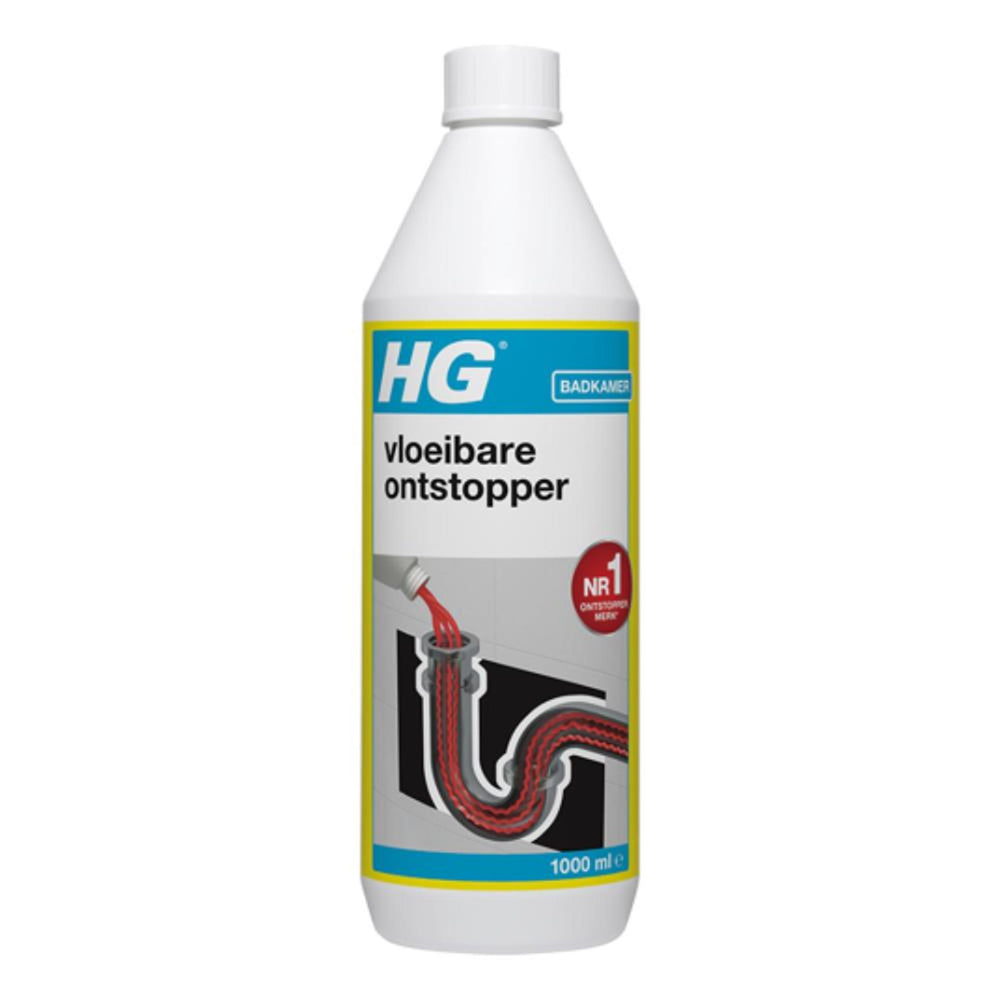 Hg vloeibare ontstopper 1 liter | doeltreffend verstoppingen verhelpen
