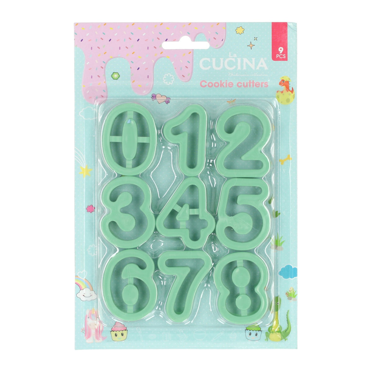 Set uitsteekvormen cijfers - 9st.