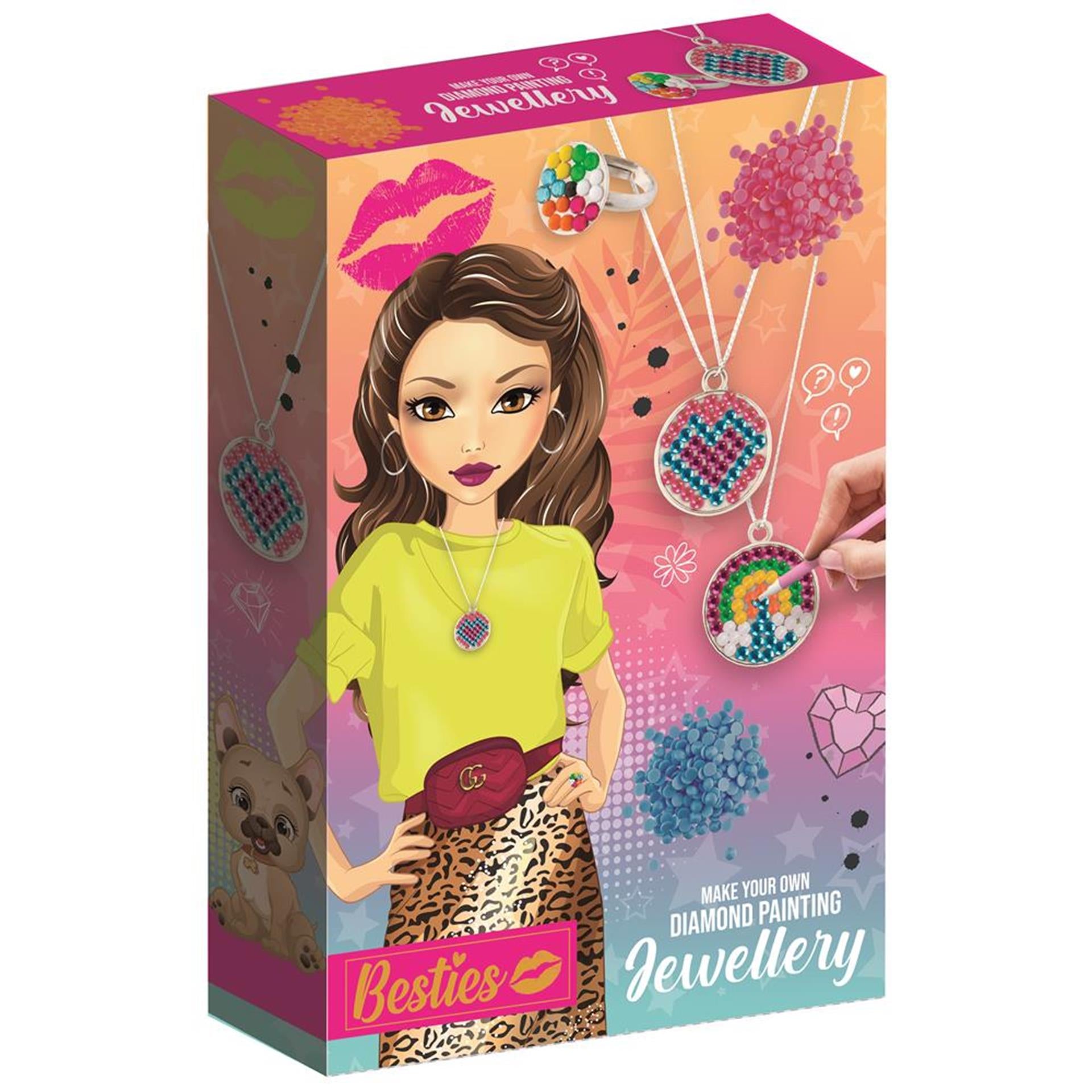 Besties diamantschilderij sieraden maken