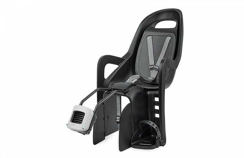 achterzitje Groovy maxi framebevestiging zwart grijs