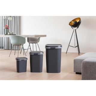 Curver mistral platte afvalbak 25l antraciet