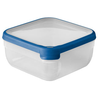 Curver grand chef vershoudbak vierkant 2,5l transparant donkerblauw