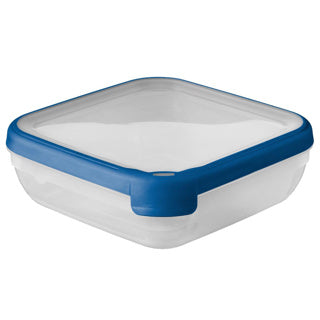 Curver grand chef vershoudbak vierkant 1,6l transparant donkerblauw
