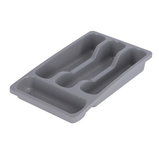 Curver bestekbak 4 vakken grijs | 2 stuks