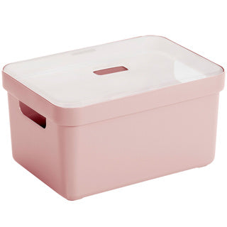Sunware - sigma home opbergbox 5l roze - 25,2 x 17,5 x 12,2 cm