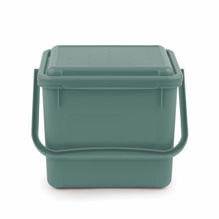 Rotho bio afvalemmer 4,5l mistletoe groen