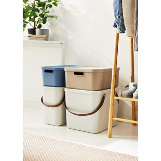 Rotho decoratie opbergbox albula light 20 l maretak wit