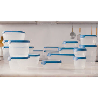 Curver grand chef vershoudbak rechthoekig 2,4l transparant donkerblauw