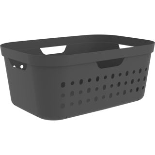 Rotho wasmand 39 l jona antraciet | 2 stuks