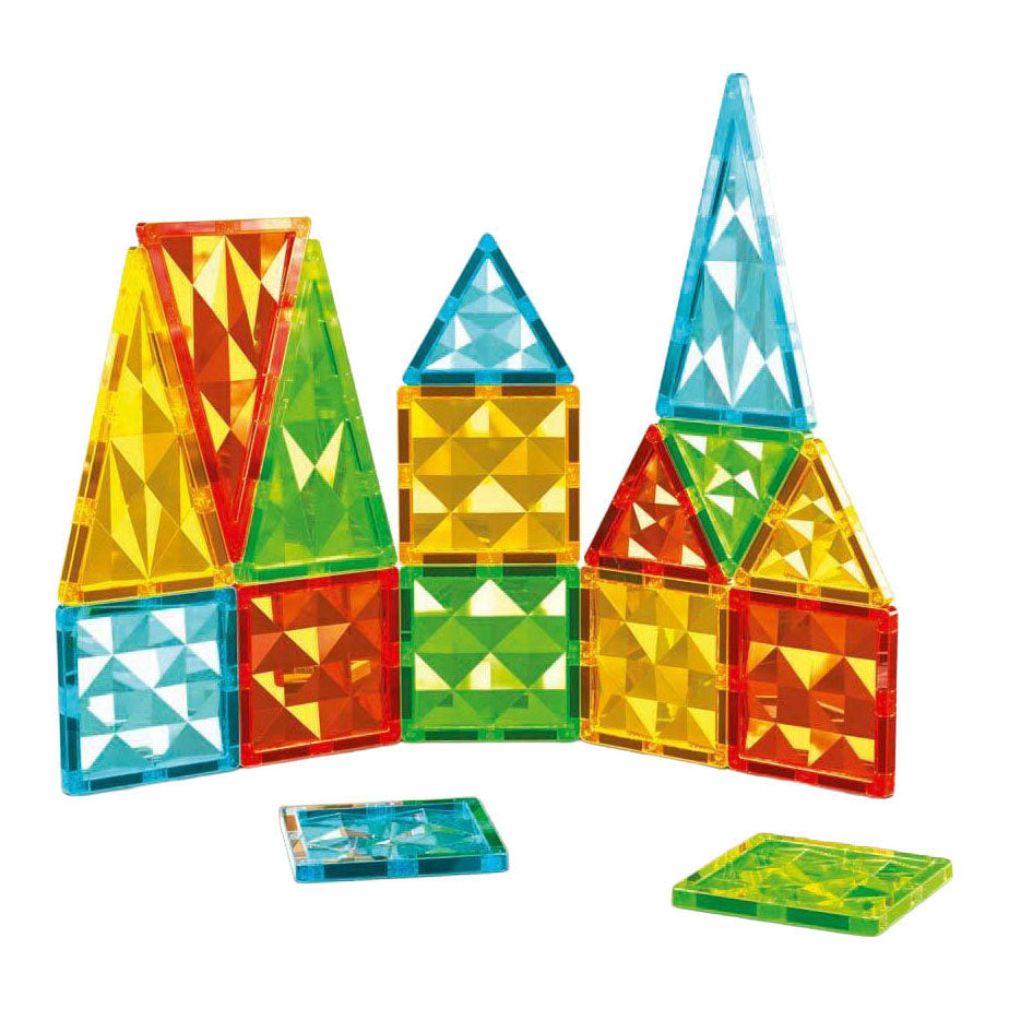 Oku geomag magnetische tegels edelstenen 16 delig