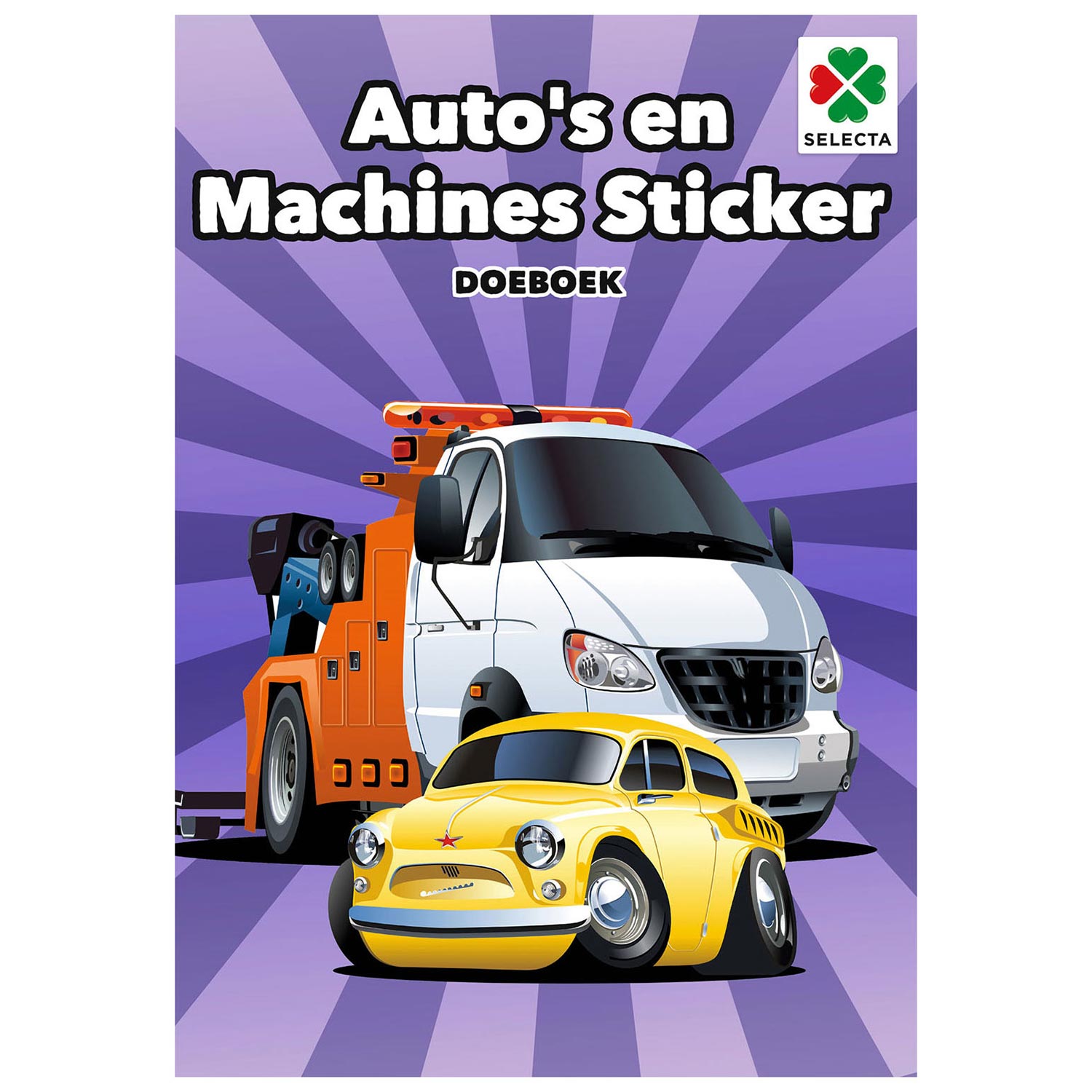 Auto's en Machines Sticker Doeboek