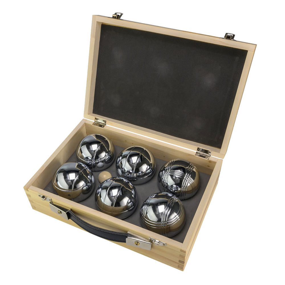 Tactic luxe jeu de boules set in houten kist