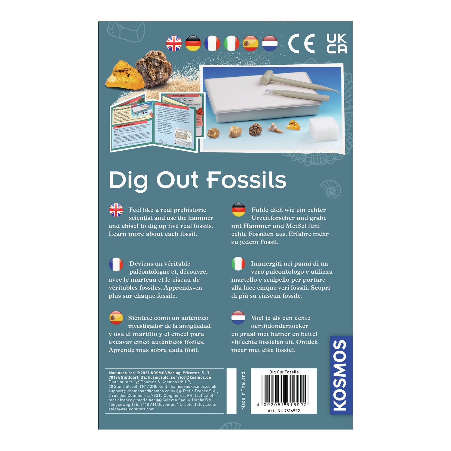 Kosmos mineralen uithakken