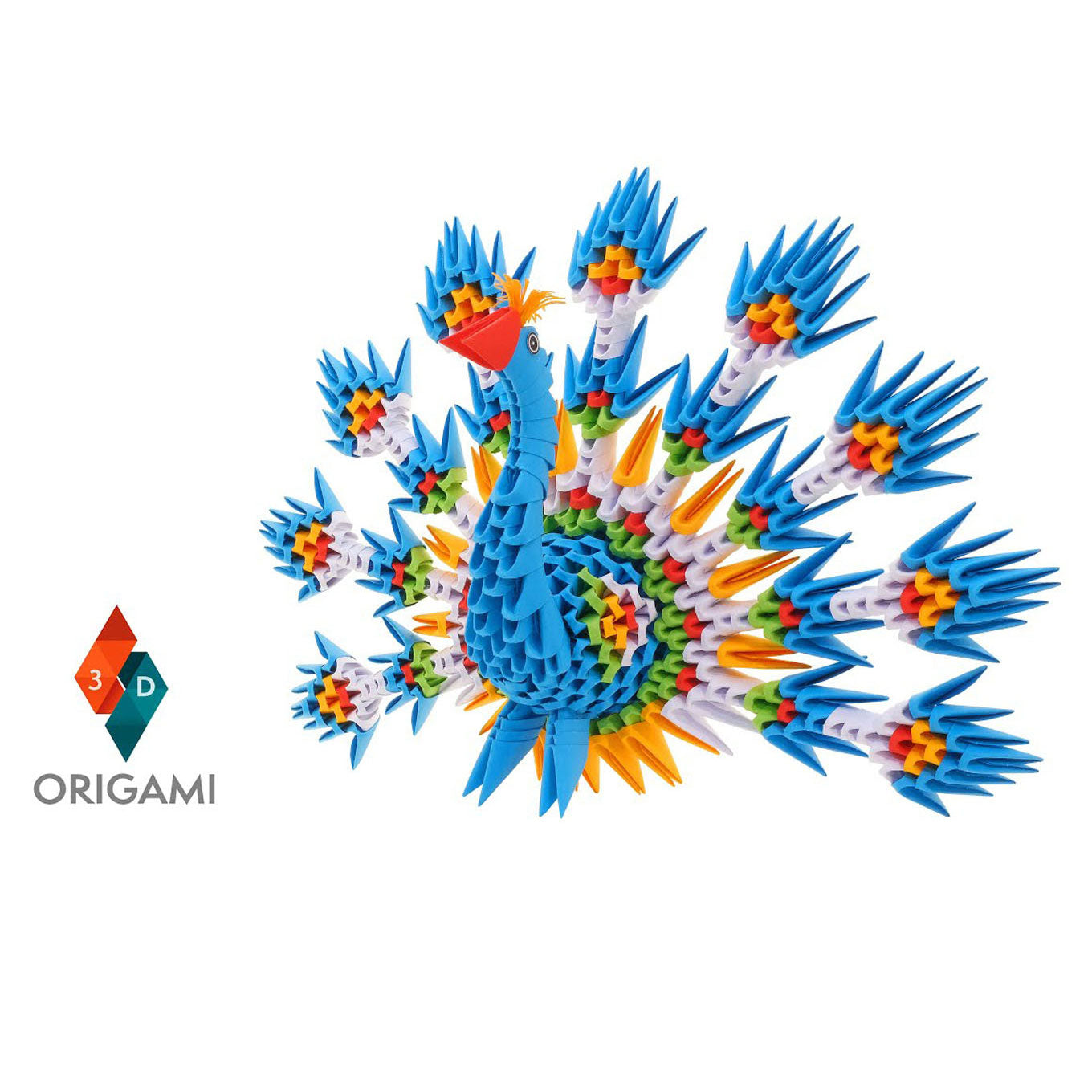 Alexander toys origami 3d - pauw, 549dlg.
