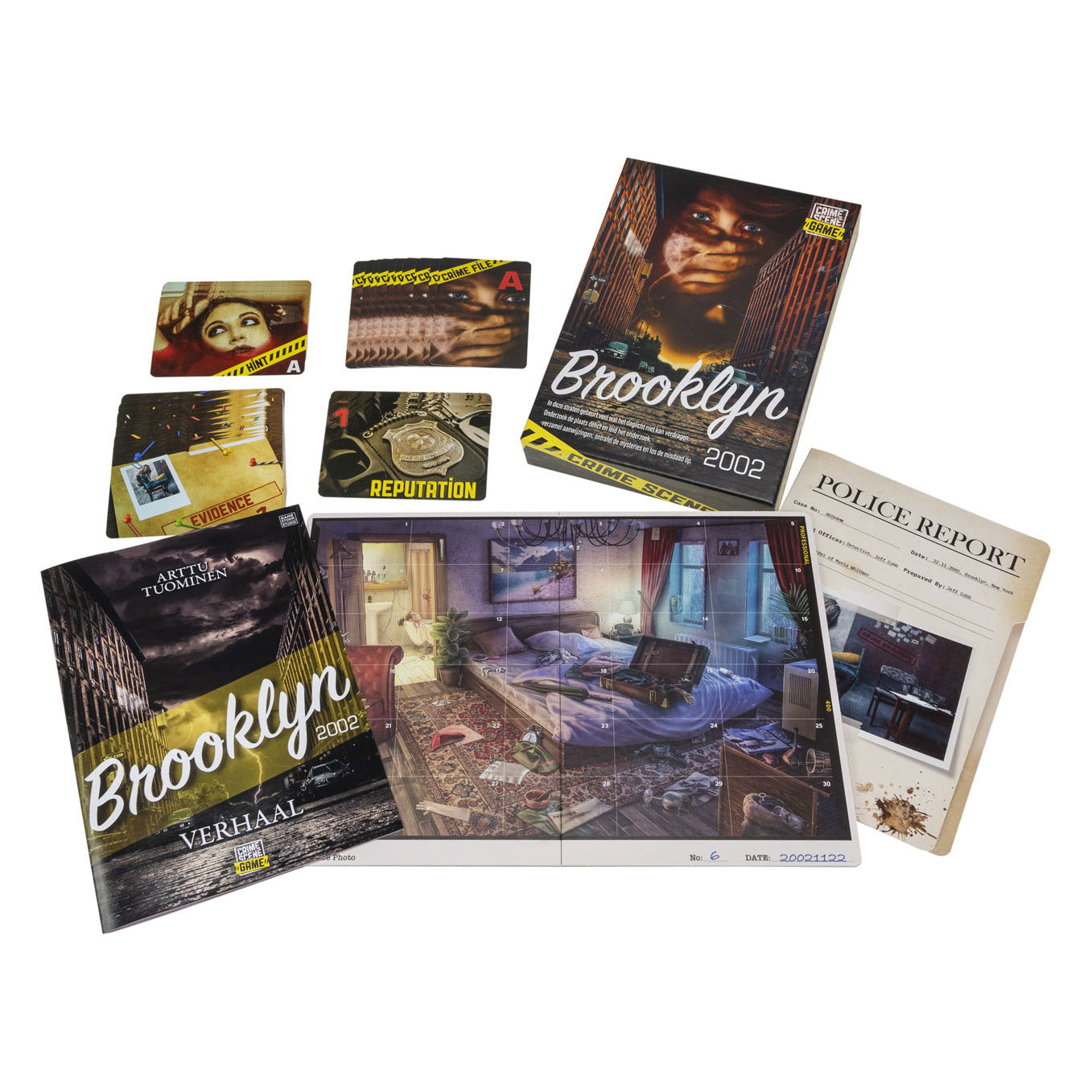 Tactiek Plaats delict Brooklyn NL Bordspel