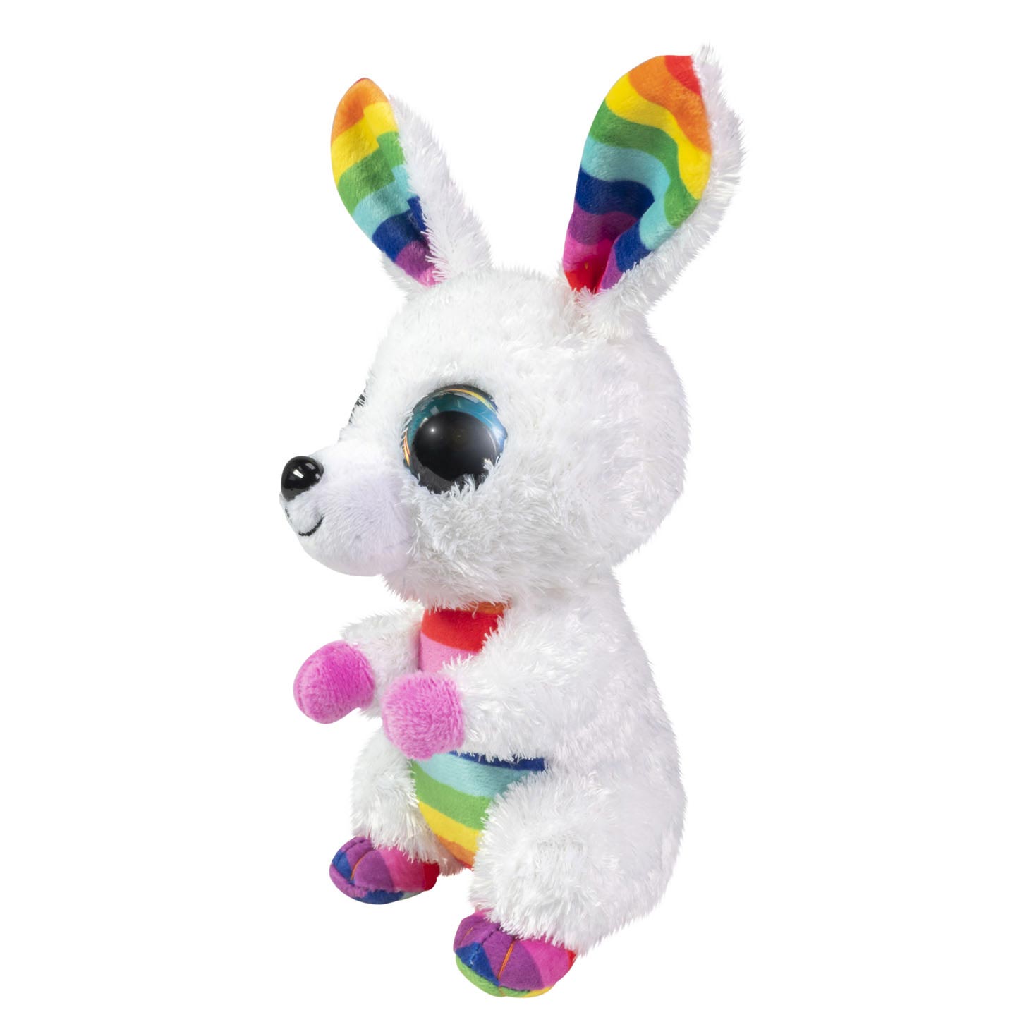 Lumo Stars Knuffel - Konijn Regenboog, 15cm
