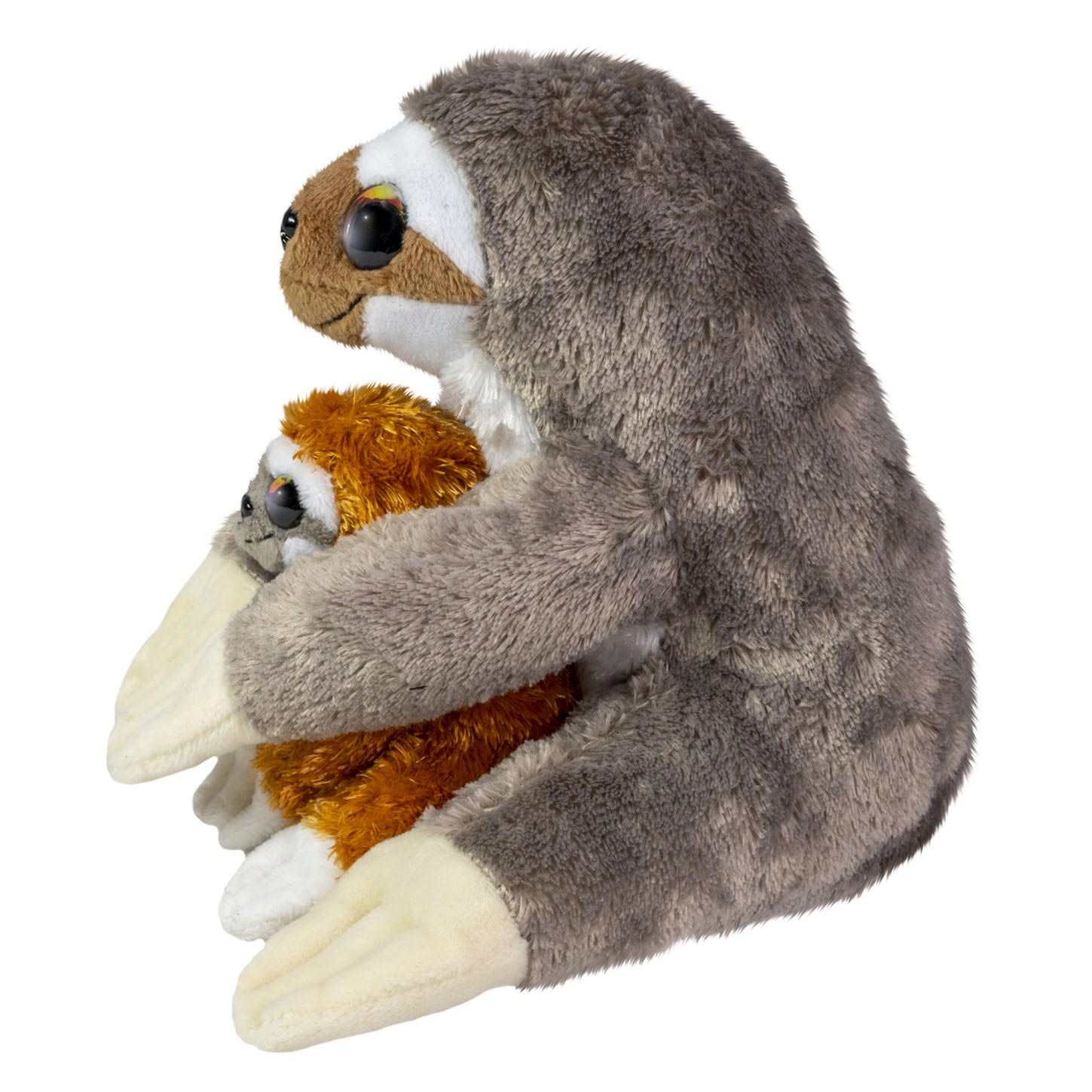 Lumo Stars Knuffel Luiaard Karamel en Koffie, 24cm