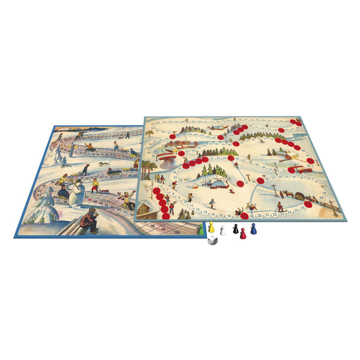 Selecta bordspel spellen van toen - sleetje rijden skiclub