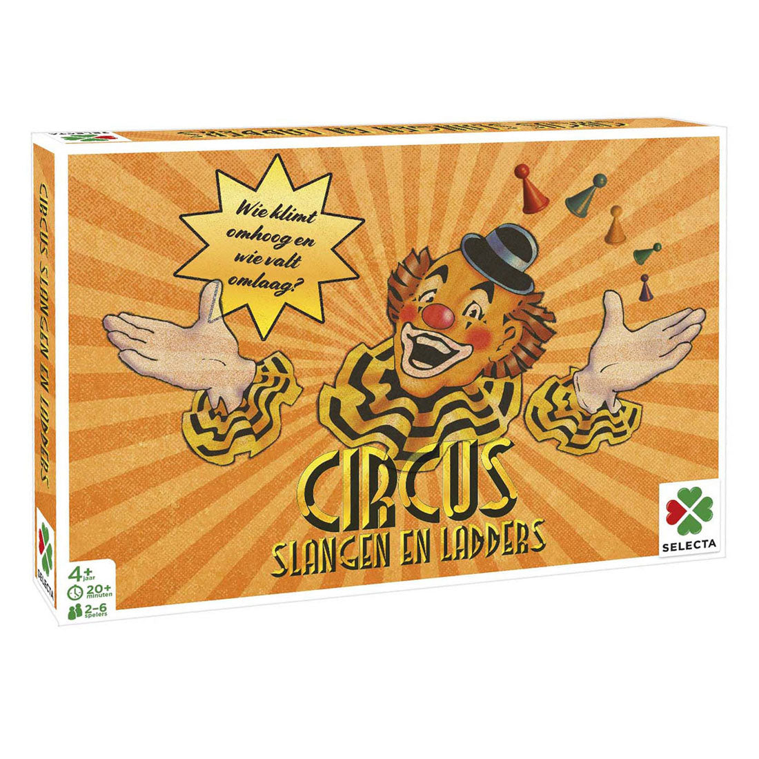 Selecteer een bordspel spellen van toen -circus slangen en ladders