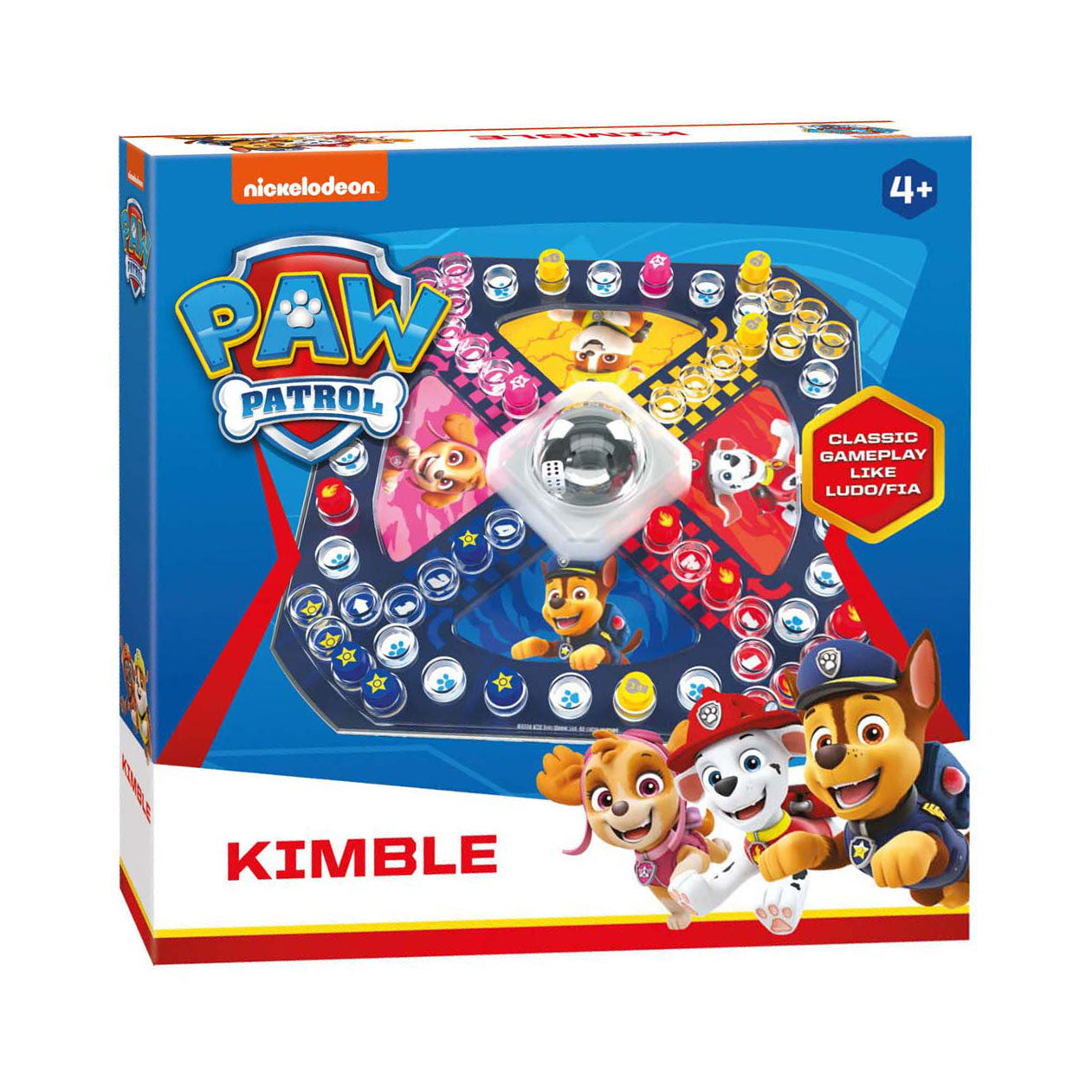 Selecteer een Paw Patrol Kimble Ludo-spel