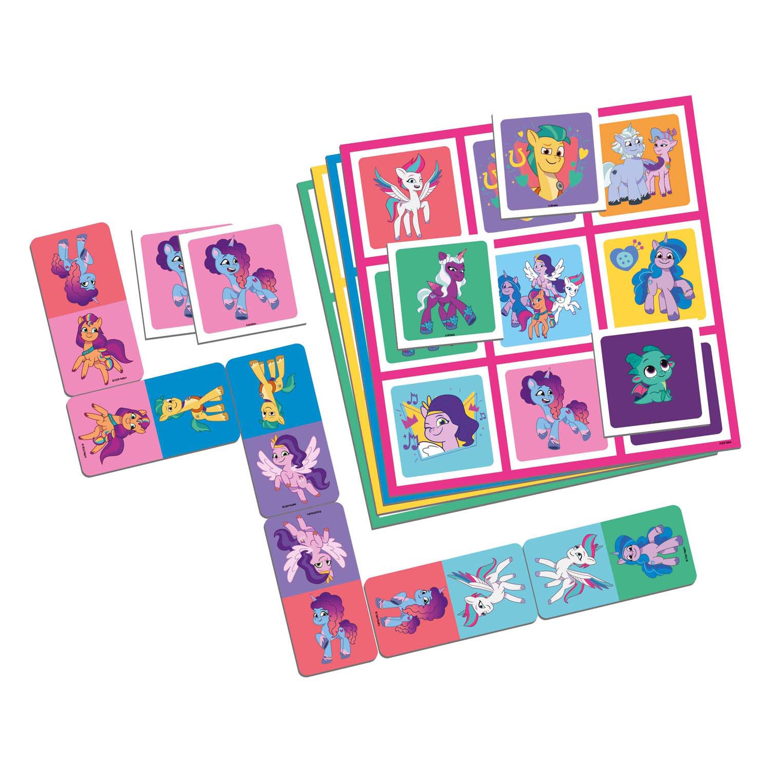 Selecteer mijn kleine pony 3in1 memo lotto domino