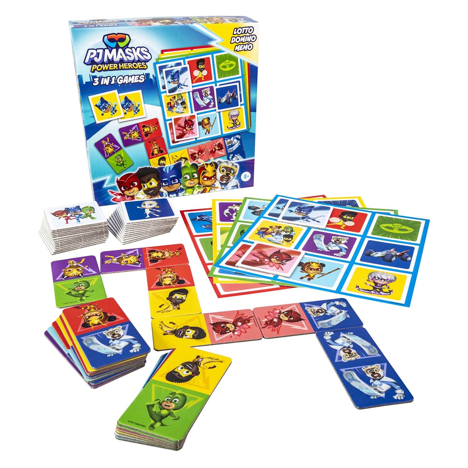 Tactic pj masks 3in1 memo lotto domino