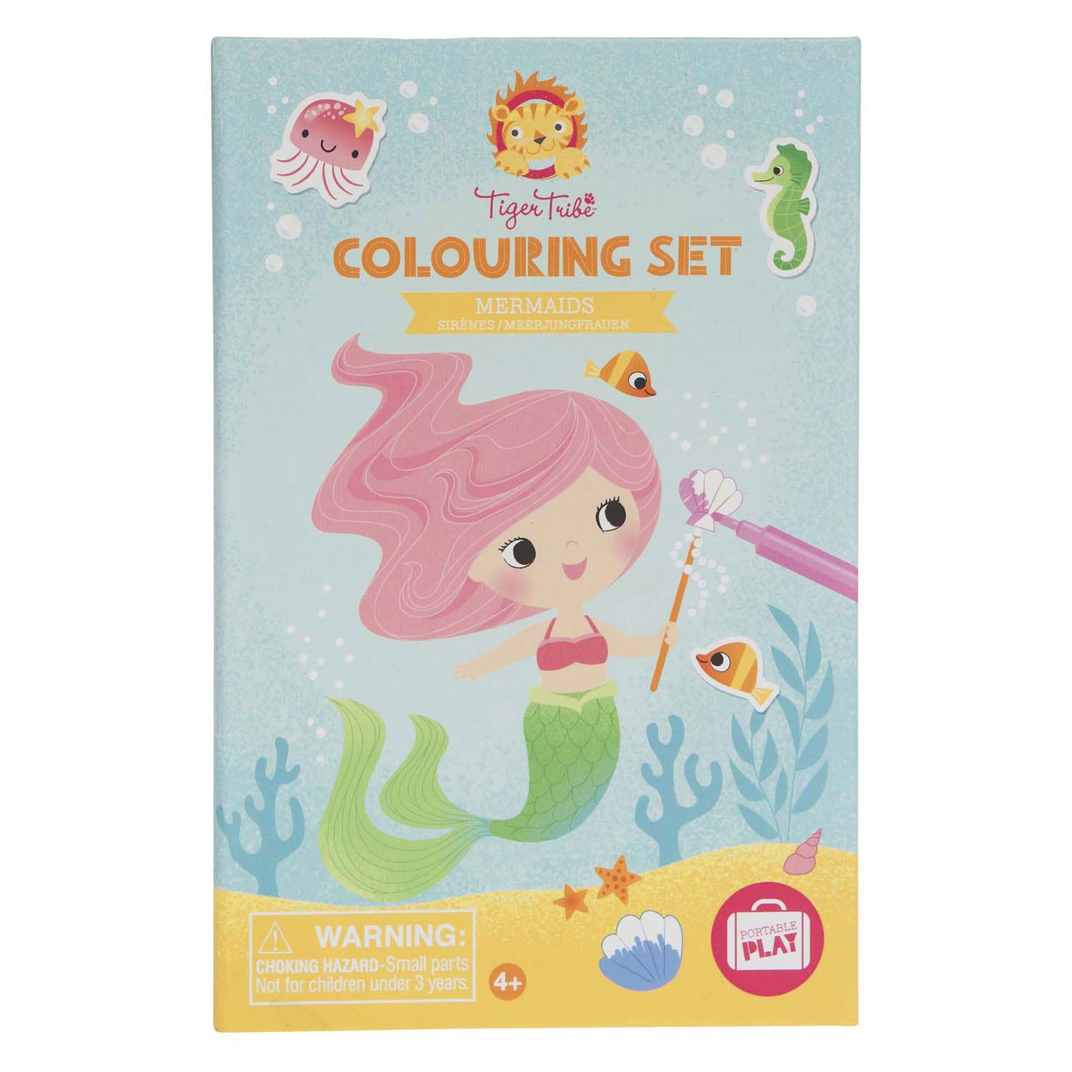 Tiger tribe kleurset zeemeerminnen mermaid |