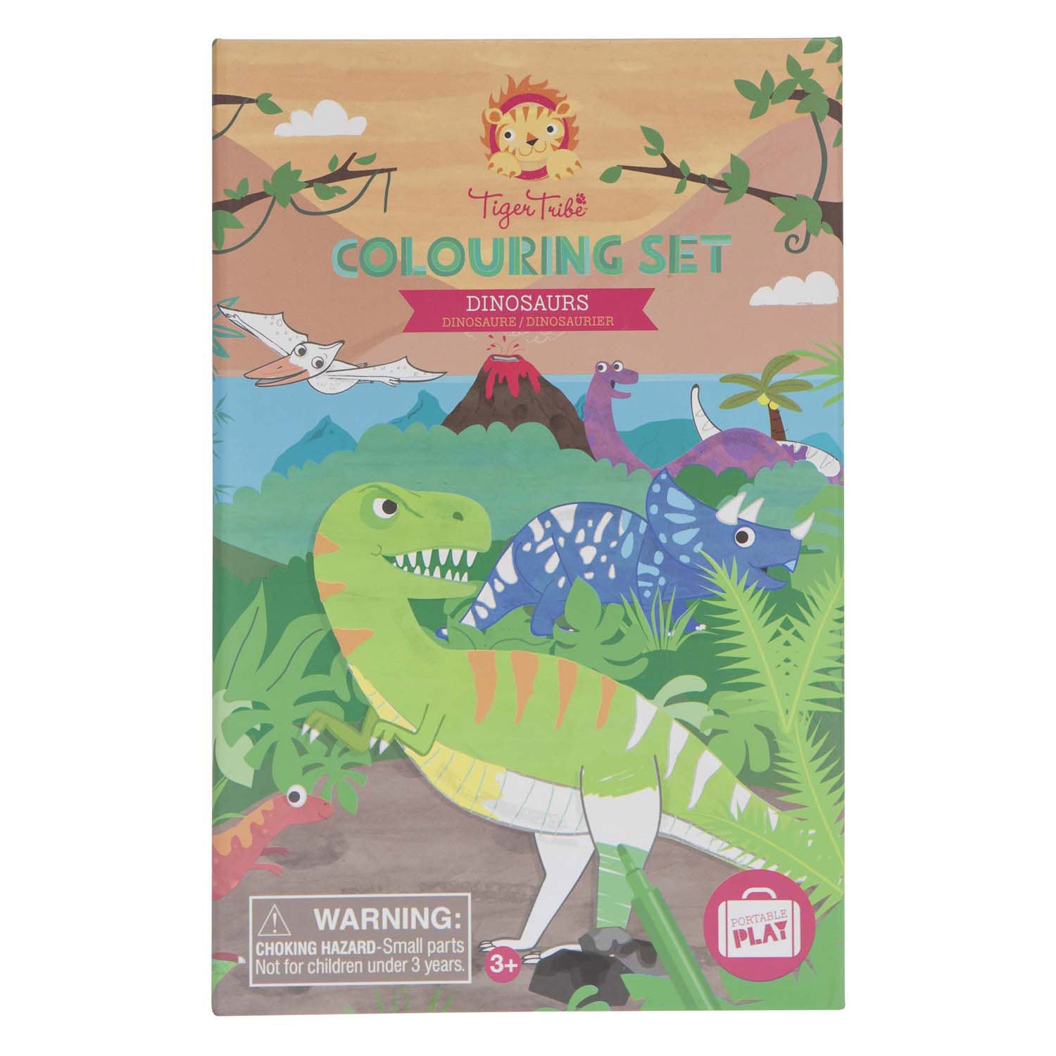 Selecteer kleurset - dinosaurus