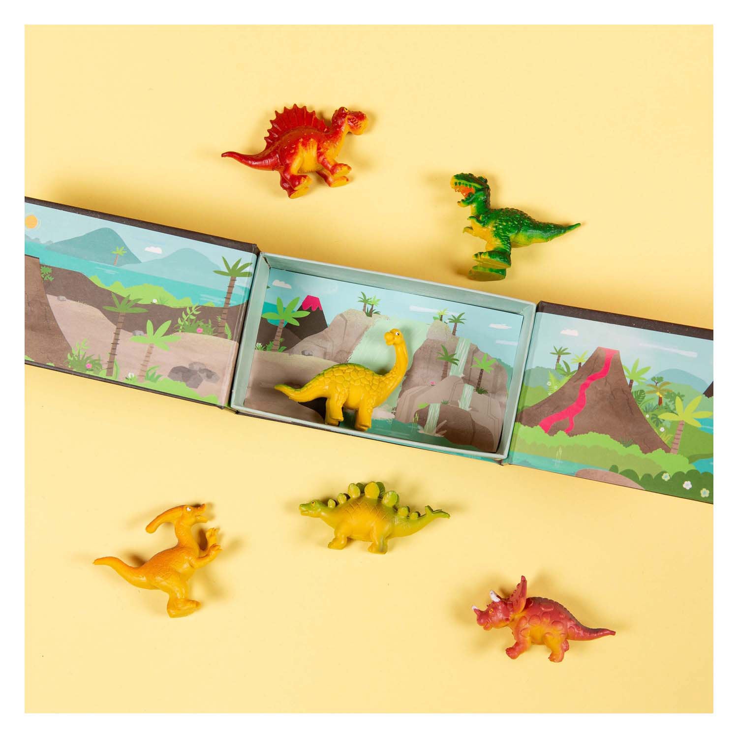 Selecteer een stam van dinosaurussen figuren speelset