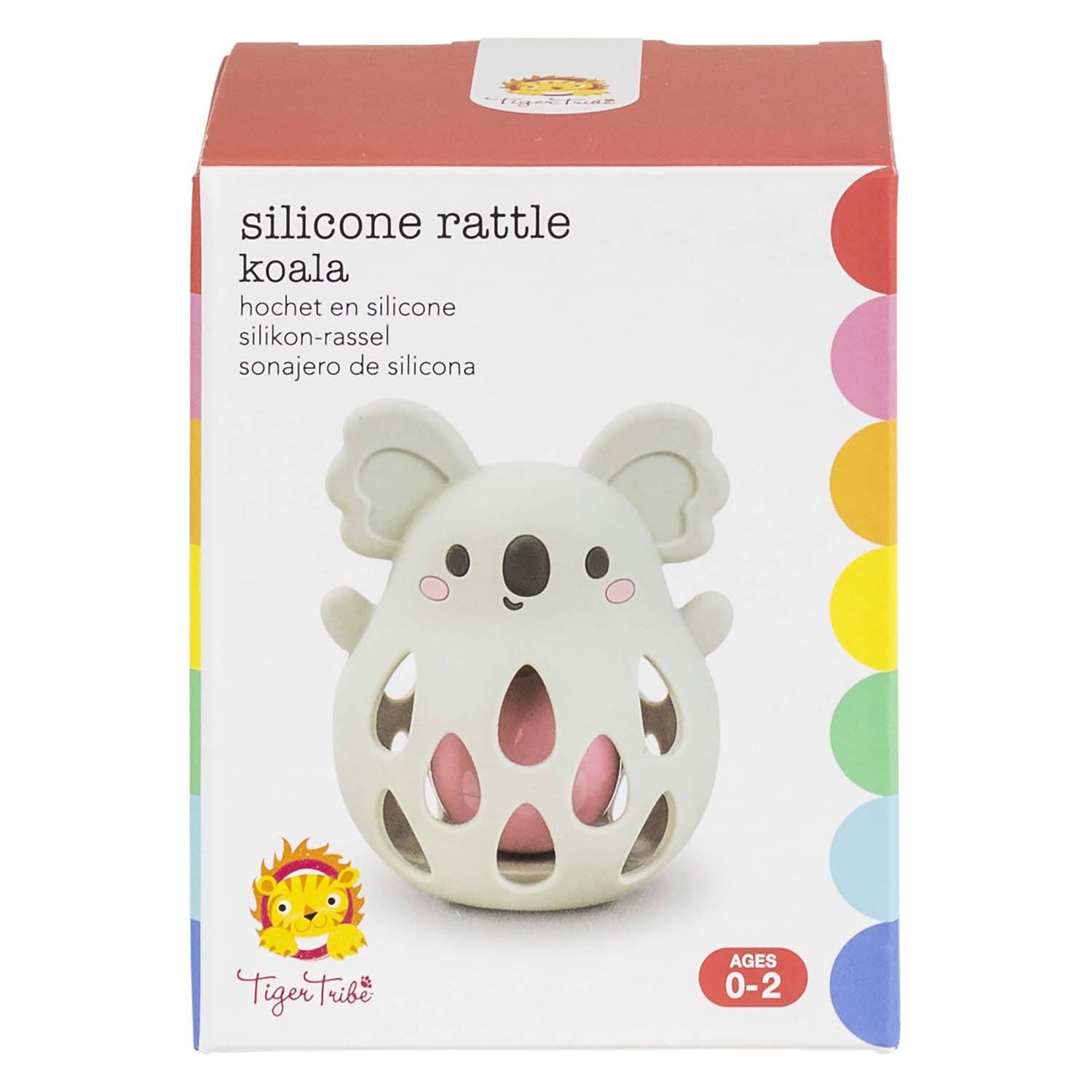 Selecta siliconen rammelaar - koala