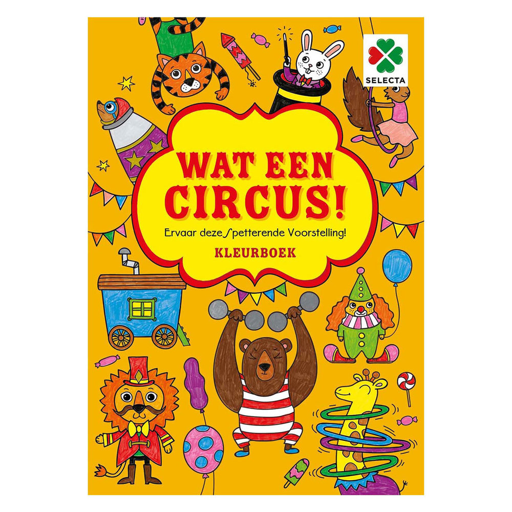 Selecteer wat in circus! kleurboek