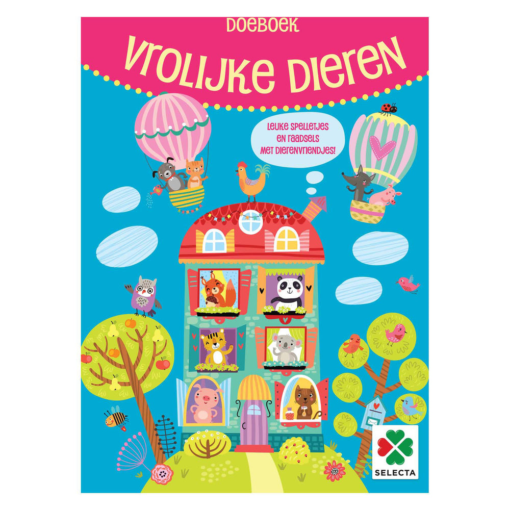 Selecteer een vrolijk dieren doeboek