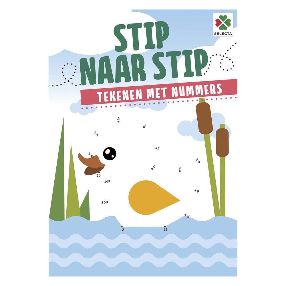 Selecteer een stip naar stip tekenen met nummers doeboek