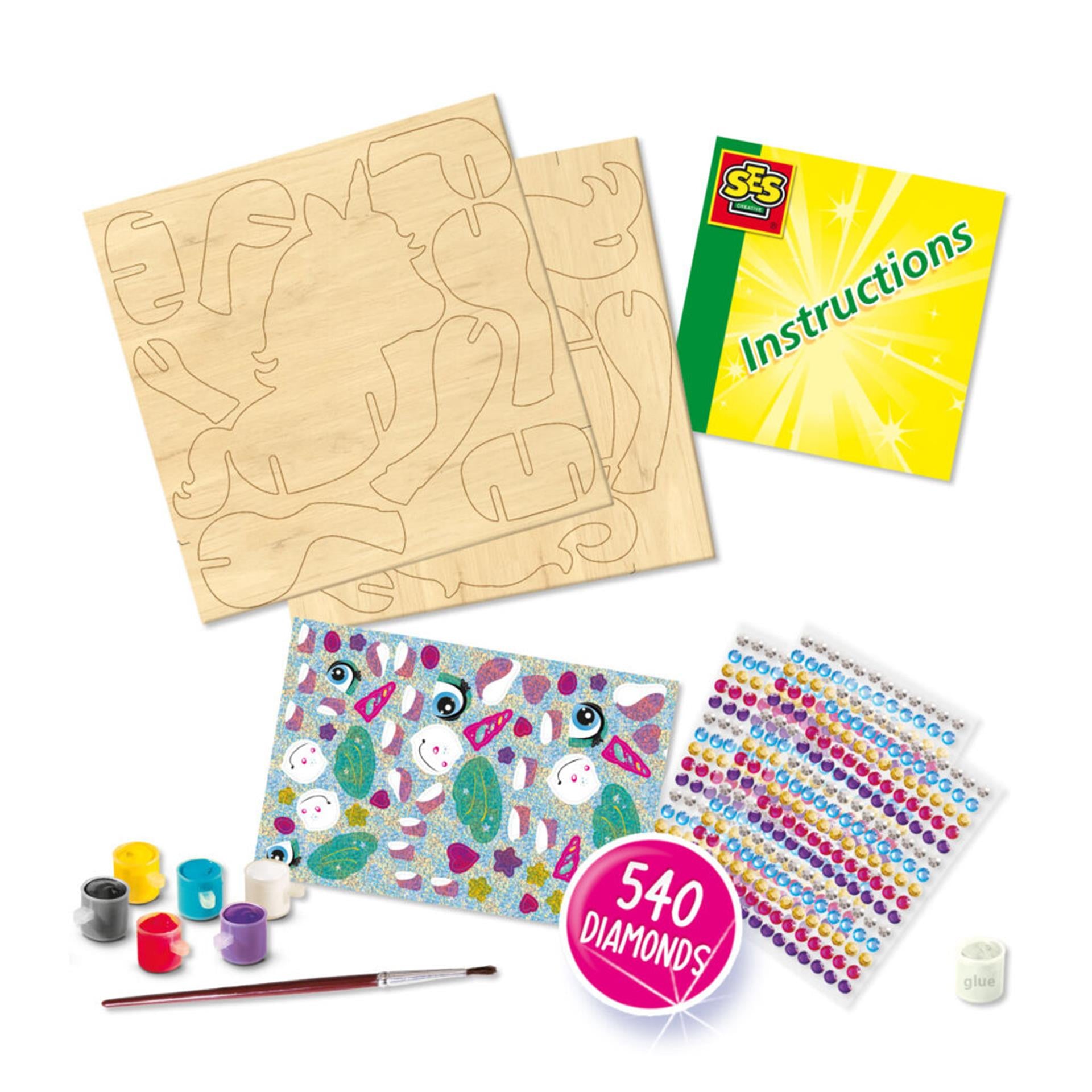 SES Diamond Painting - 3D Eenhoorns