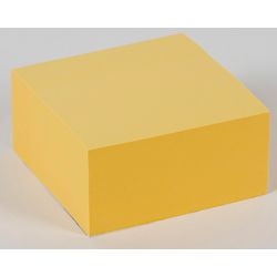 Notes office depot 76x76mm geel zelfklevend herplaatsbaar 400 vel
