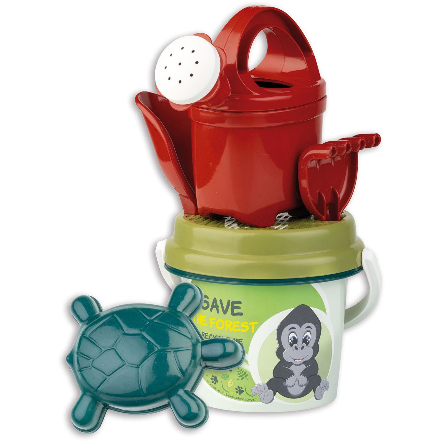 Androni peuteremmerset gerecycled plastic, 6dlg.