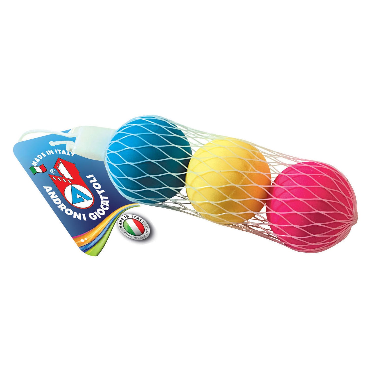 Androni beachballetjes in net, 3e.