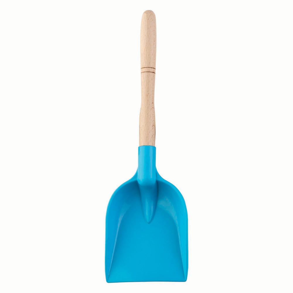 Androni schep met houten staal kleur, 34cm