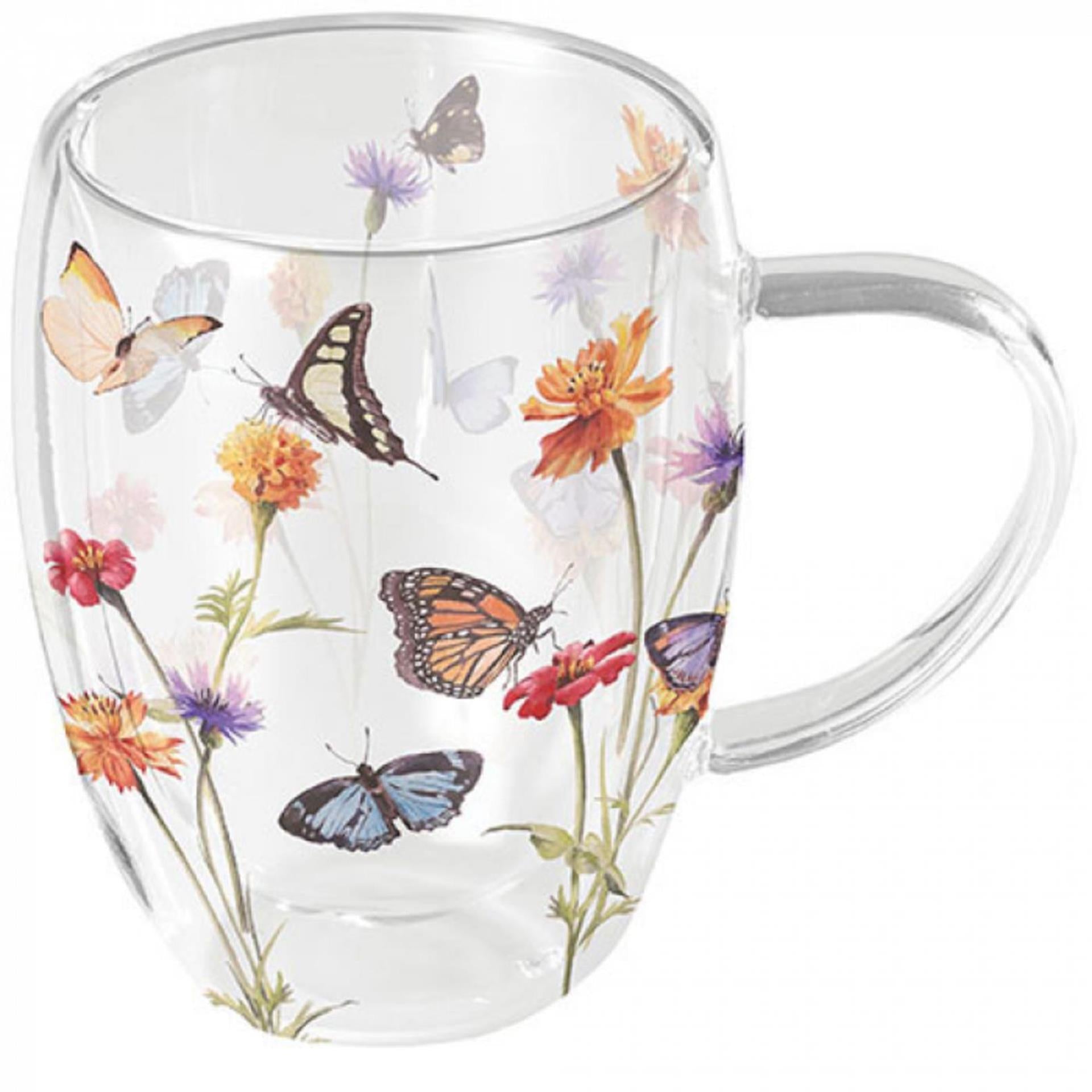 Ambiente glas butterfly garden 350ml